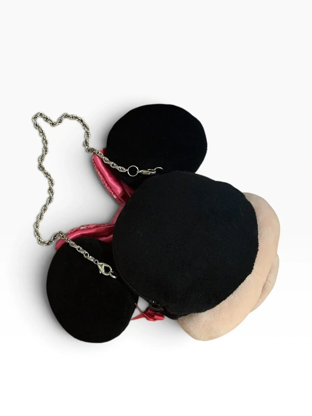 Disney Minnie Mouse Girl Coin Purse with Silver-tone Strap